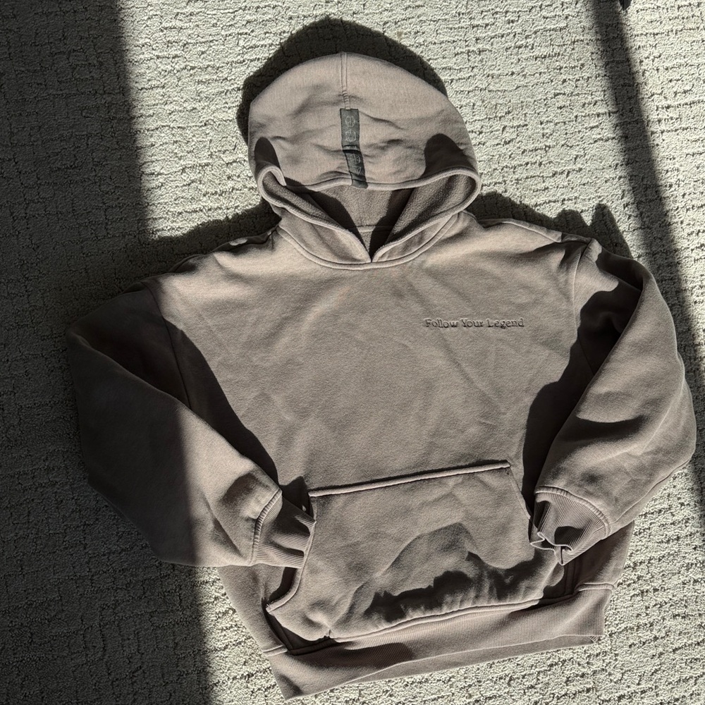 Follow your legend alpaca cloud reversible hoodie